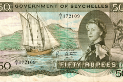 Seychelles rupees pre 1976