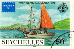 Seychelles sailingboat